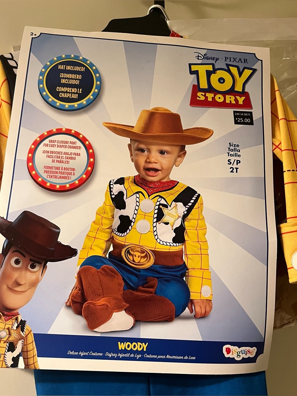 Disney Pixar Toy Story Woody Toddler Costume